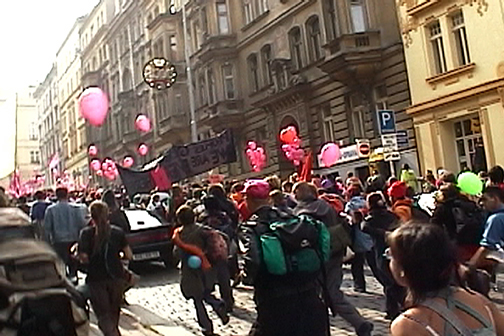 Running up street